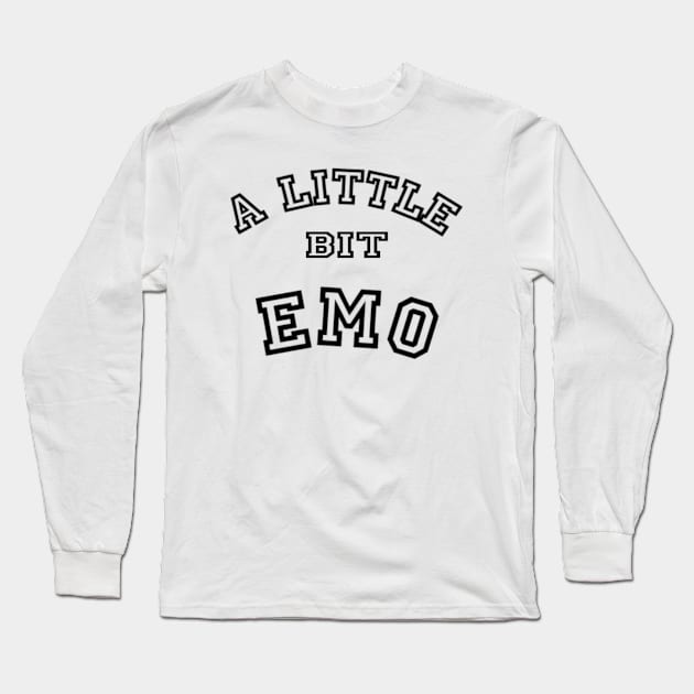 A Little Bit Long Sleeve T-Shirt by Lewd Crude Never Rude